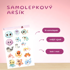 Veselé mořské potvůrky | Samolepky do diáře