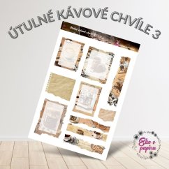 Útulné kávové chvíle 3 | Samolepky do diáře