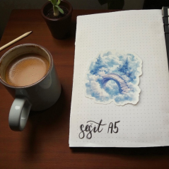 Most mezi mraky | Samolepky do diáře