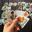 Když venku prší | Velké kusové samolepky do diáře i pro scrapbook