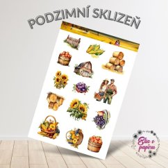 Podzimní sklizeň | Samolepky do diáře