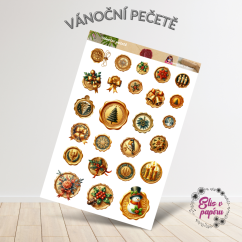 Vánoční pečetě | Samolepky do diáře