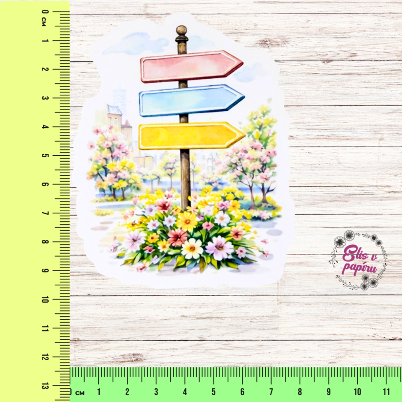 Městečko v dubnu | Měsíční samolepkový kit | 2026