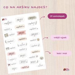 Zaplatit | Texty | Menší funkční aršík