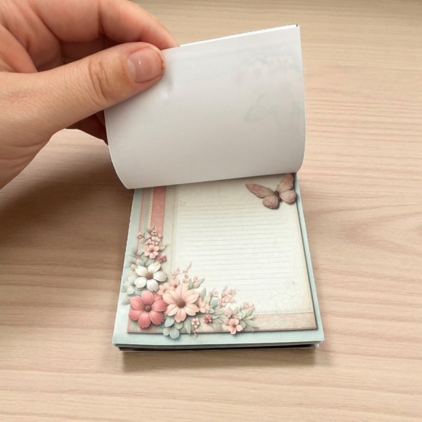 Trhací bloček s motýly