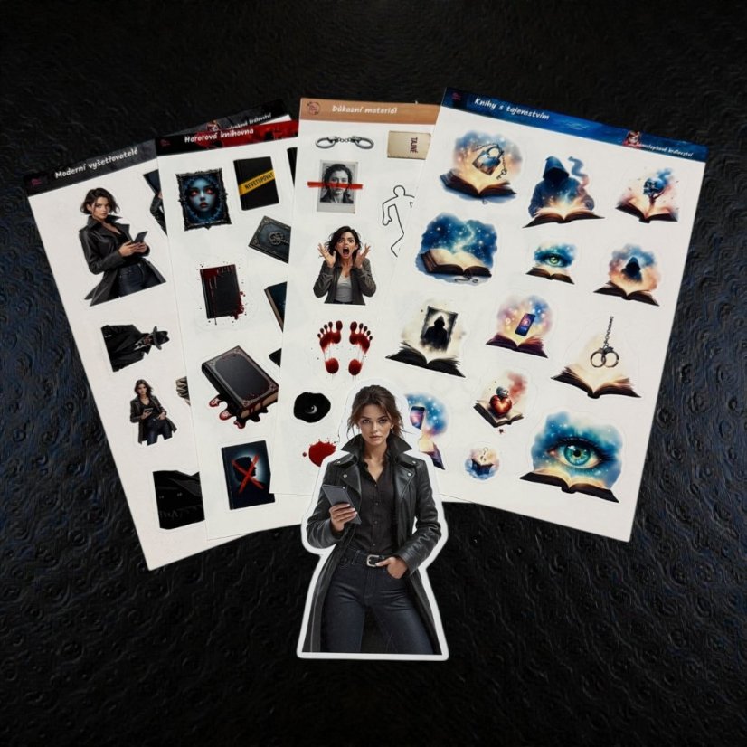 Temná knihomolka | Balíček z mystery boxu pro knihomolky