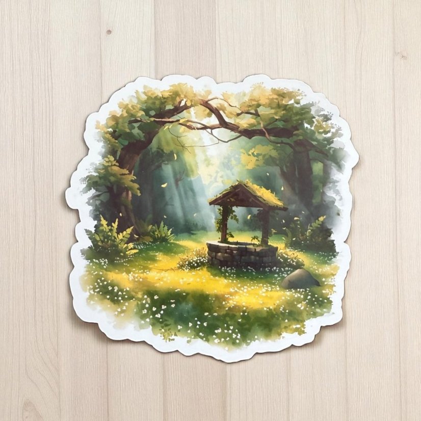 Lesní studánka | Samolepky do diáře