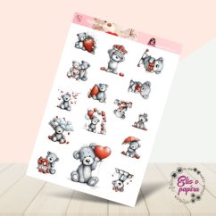 Plyšové pohlazení | Samolepky do diáře | Limitka