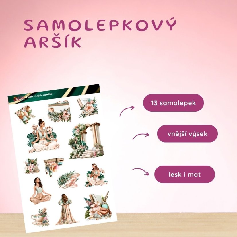 Kouzlo tichých okamžiků | Samolepky do diáře