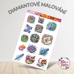 Diamantové malování | Samolepky do diáře