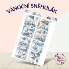 Vánoční sněhulák | Samolepky do diáře - obrázkové boxy