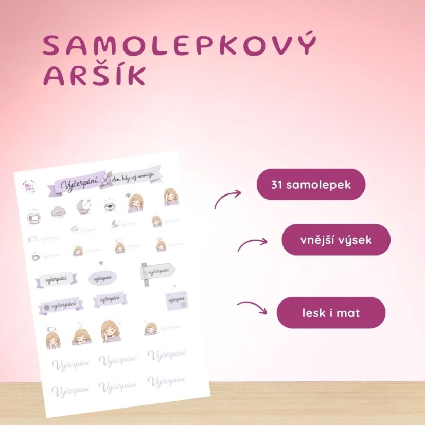 Vyčerpání | Menší funkční aršík