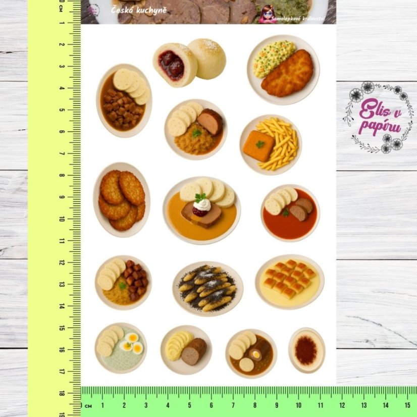 Česká kuchyně | Samolepky do diáře