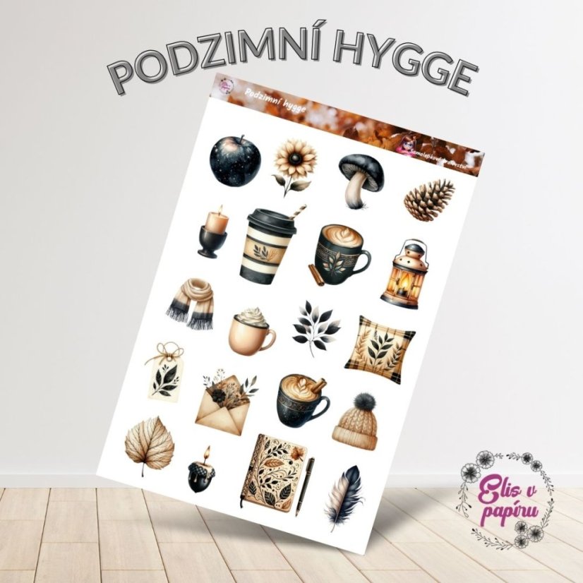 Podzimní hygge | Samolepky do diáře