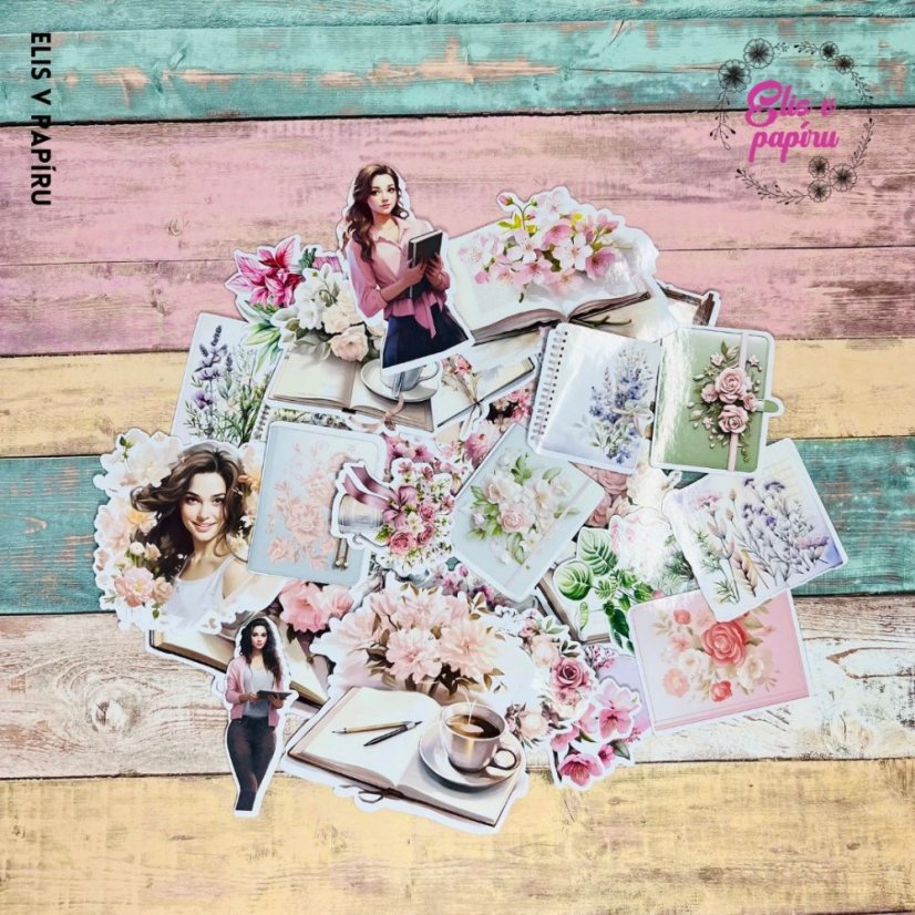 Milujeme plánování | Velké kusové samolepky do diáře i pro scrapbook