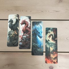 Dračí záložky do knihy | Sada knižních záložek