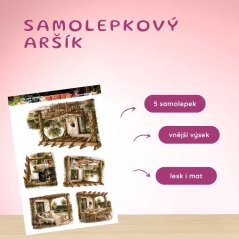 Léto pod pergolou | Samolepky do diáře