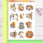 Inspirativní podzimní samolepky pro vytvoření vlastního bucket listu. Perfektní doplněk pro diář, bujo nebo scrapbook, který ti pomůže užít si podzim na maximum.