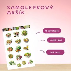 Saláty | Samolepky do diáře