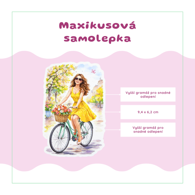 Městečko v dubnu | Měsíční samolepkový kit | 2026