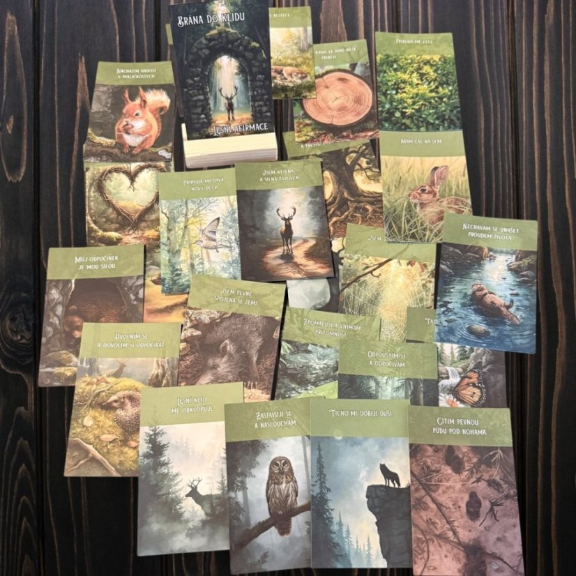 Brána do klidu | Afirmační kartičky