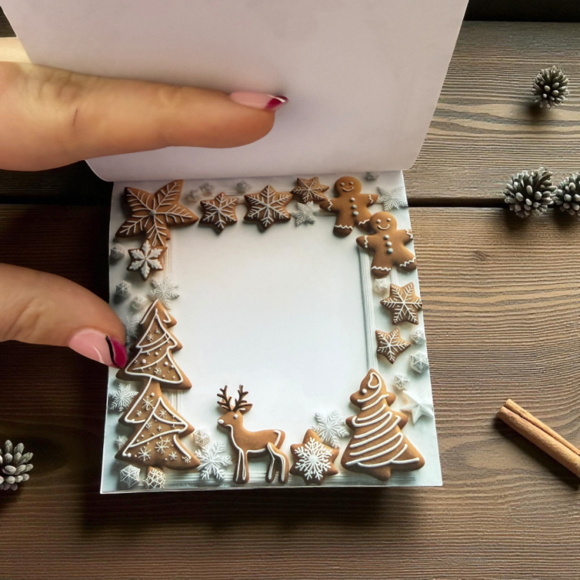 Perníčkový trhací bloček