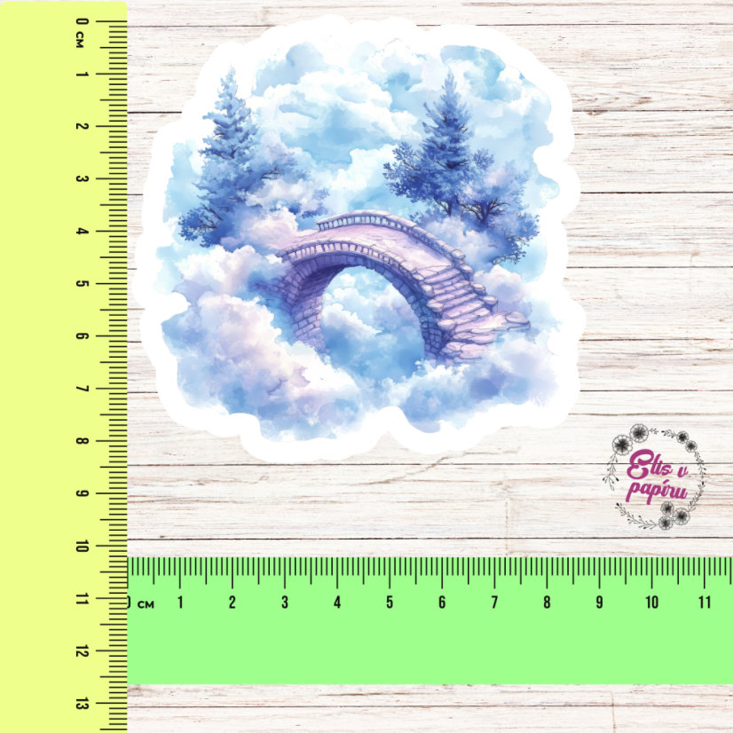 Most mezi mraky | Samolepky do diáře