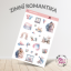Zimní romantika | Samolepky do diáře