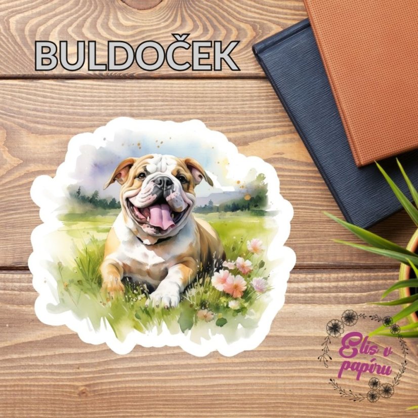 Buldoček | Samolepka do diáře | Limitka