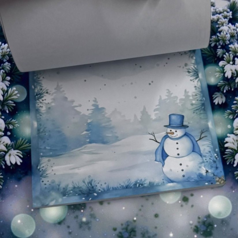 Zimní trhací bloček