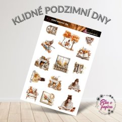 Klidné podzimní dny | Samolepky do diáře