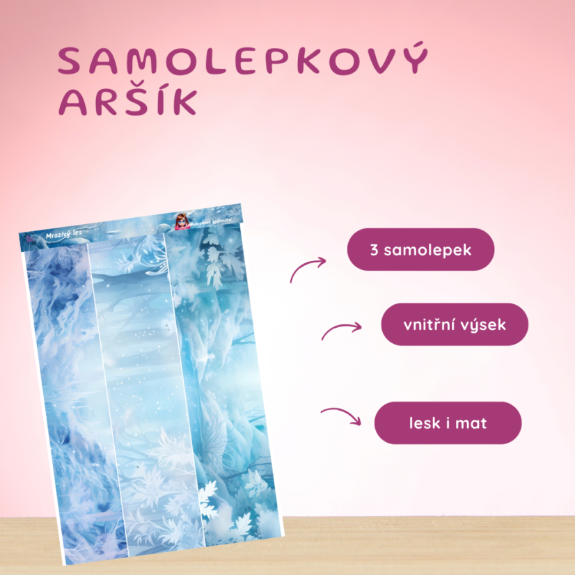 Mrazivý les | Samolepky do diáře
