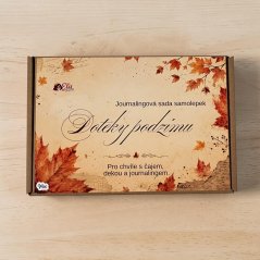 Doteky podzimu | Journalingová sada samolepek