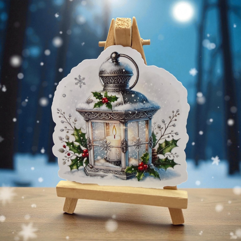 Vánoční lucerna | Samolepky do diáře