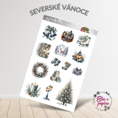 Severské Vánoce | Samolepky do diáře