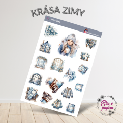 Krása zimy | Samolepky do diáře
