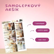 Babička a její kocour | Samolepky do diáře