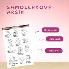 Čas na kávu, nerušit!  | Samolepky do diáře