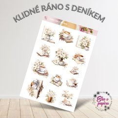 Klidné ráno s deníkem | Samolepky do diáře