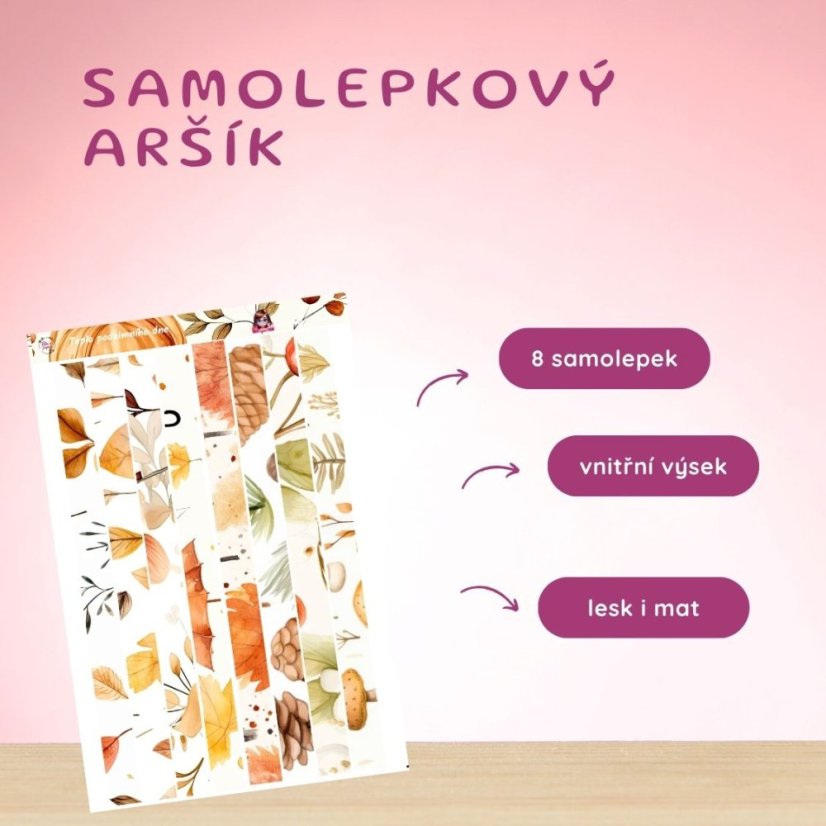 Teplo podzimního dne | Samolepky do diáře