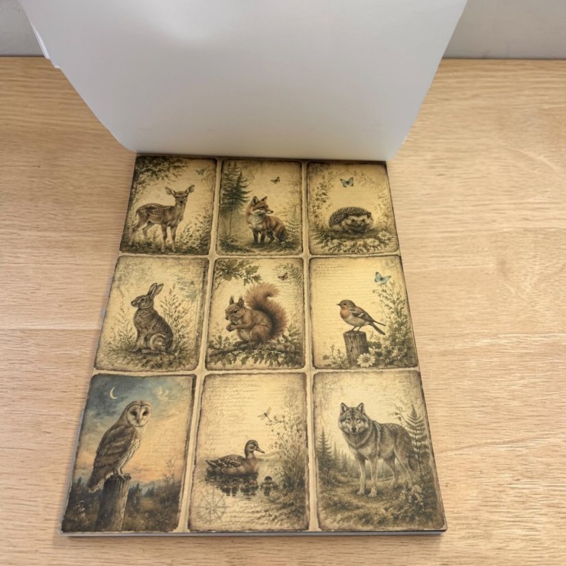 Lesní zvířátka | Sada na journaling a scrapbook
