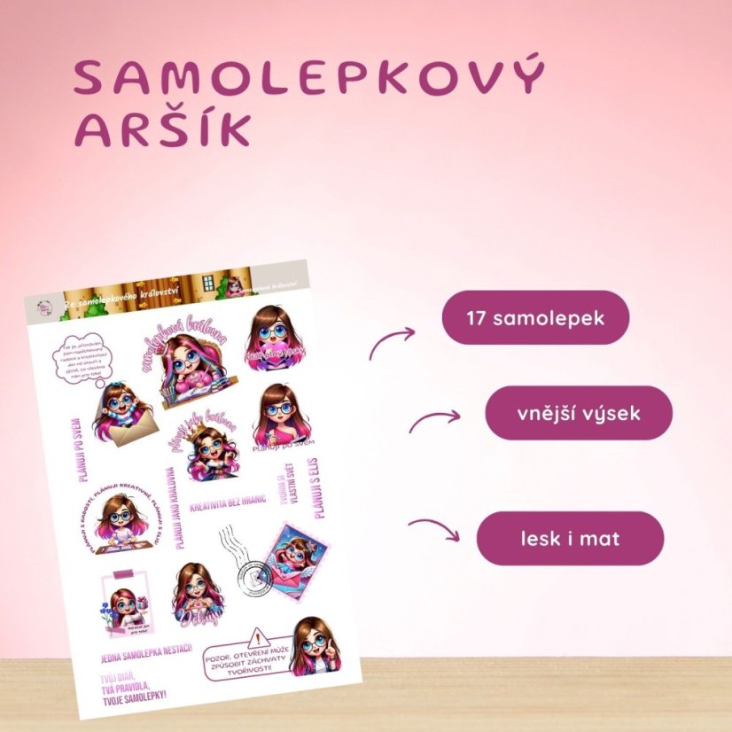 Ze samolepkového království | Samolepky do diáře