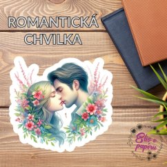 Romantická chvilka | Maxi kusová samolepka pro diář i scrapbook