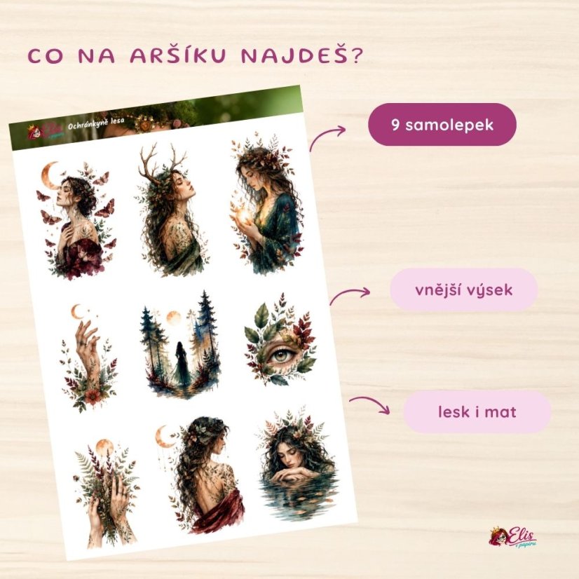 Kouzelný les | Limitovaná sada | Lesk a mat