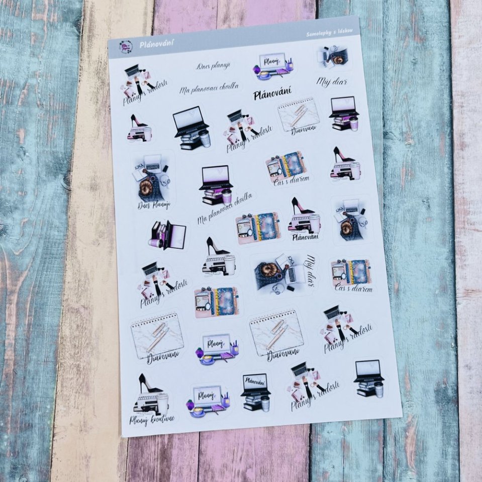 Nové matné samolepky