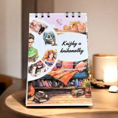 Samolepková knížka: Knížky a knihomolky