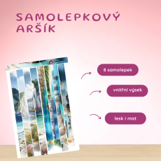 Azurové pobřeží | Samolepky do diáře