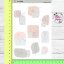 Kresbičky, samolepky do diáře, bujo, plánování, journaling, scrapbooking, deník, diářové samolepky, pastelové barvy, minimalismus, české samolepky.