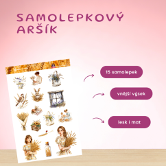 Dýchám v obilí | Samolepky do diáře