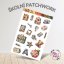 Školní patchwork | Samolepky do diáře